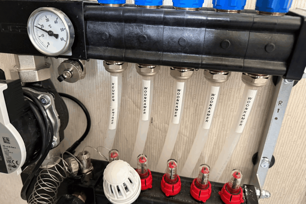Voorbereidingen voor warmtepomp Zwijndrecht